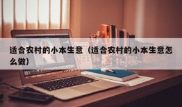 适合农村的小本生意（适合农村的小本生意怎么做）