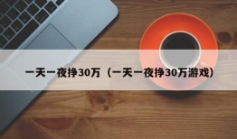 一天一夜挣30万（一天一夜挣30万游戏）