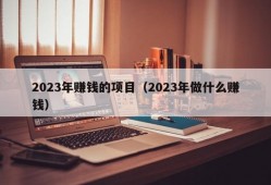 2023年赚钱的项目（2023年做什么赚钱）