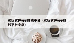 试玩软件app赚钱平台（试玩软件app赚钱平台安卓）