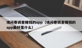 填问卷调查赚钱的app（填问卷调查赚钱的app最好是什么）