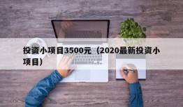 投资小项目3500元（2020最新投资小项目）