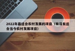 2022年最适合农村发展的项目（有没有适合当今农村发展项目）