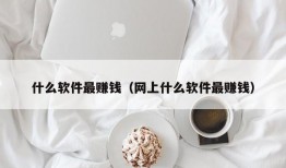 什么软件最赚钱（网上什么软件最赚钱）